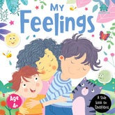Booktopus Slide and Learn Board Book - My Feelings Emotional Learning Book - Interactive Books for Kids 4+