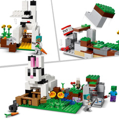 LEGO Minecraft The Rabbit Ranch Building Kit for Ages 8+