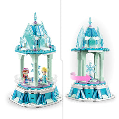 LEGO Disney Anna and Elsa’s Magical Carousel Building Kit for Ages 6+