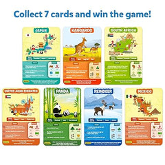 Skillmatics Card Game - Guess in 10 Animals & Countries Combo