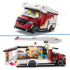 LEGO City Holiday Adventure Camper Van Vehicle Building Kit For Ages 6+