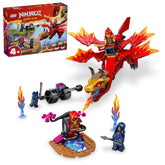 LEGO NINJAGO Kais Source Dragon Battle Toy Adventure Building Kit For Ages 4+