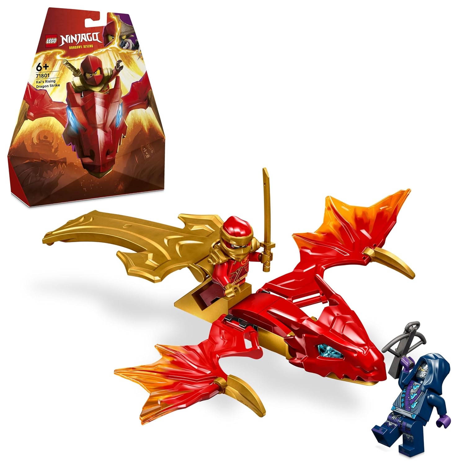 LEGO Ninjago Kai’s Rising Dragon Strike Building Kit For Ages 6+