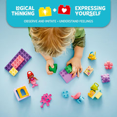 LEGO DUPLO Disney Ariel and Flounder’s Café Stand Set Building Kit for Ages 2+