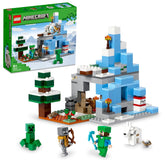 LEGO Minecraft The Frozen Peaks Building Kit for Ages 8+