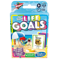 Hasbro Gaming The Game of Life Goals Card Game for Families and Kids Ages 8 and Up