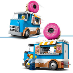 LEGO City Donut Truck Playset Vendor Vehicle Building Kit For Ages 5+