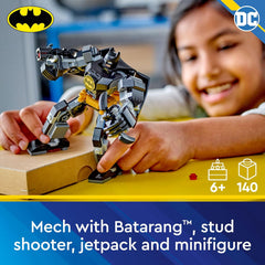 LEGO DC Batman: Batman Mech Armor Super-Hero Toy Set for Ages 6+