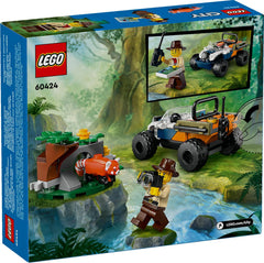 LEGO City Jungle Explorer ATV Red Panda Mission Set Kit for Ages 6+