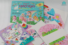 Booktopus Build It Activity Kit - Magical Unicorns Model Making Kit with Book - DIY Craft Kit for Kids 6+