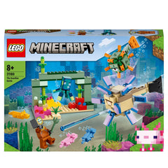 LEGO Minecraft The Guardian Battle Toy Building Kit For Ages 8+