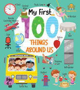 Booktopus Board Book - My First 100 Things Around Us - Early Learning Picture Books for Kids 4+