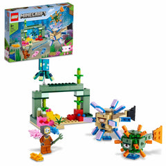LEGO Minecraft The Guardian Battle Toy Building Kit For Ages 8+
