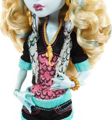 Monster High 10.5 inch Lagoona Blue Reproduction Doll Wearing Original Fashion & Shoes, with Pet, Doll Stand & Accessories Gift for Ages 6+