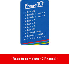 Mattel Games Uno Phase 10 Family & Friends Card Game for Ages 7+