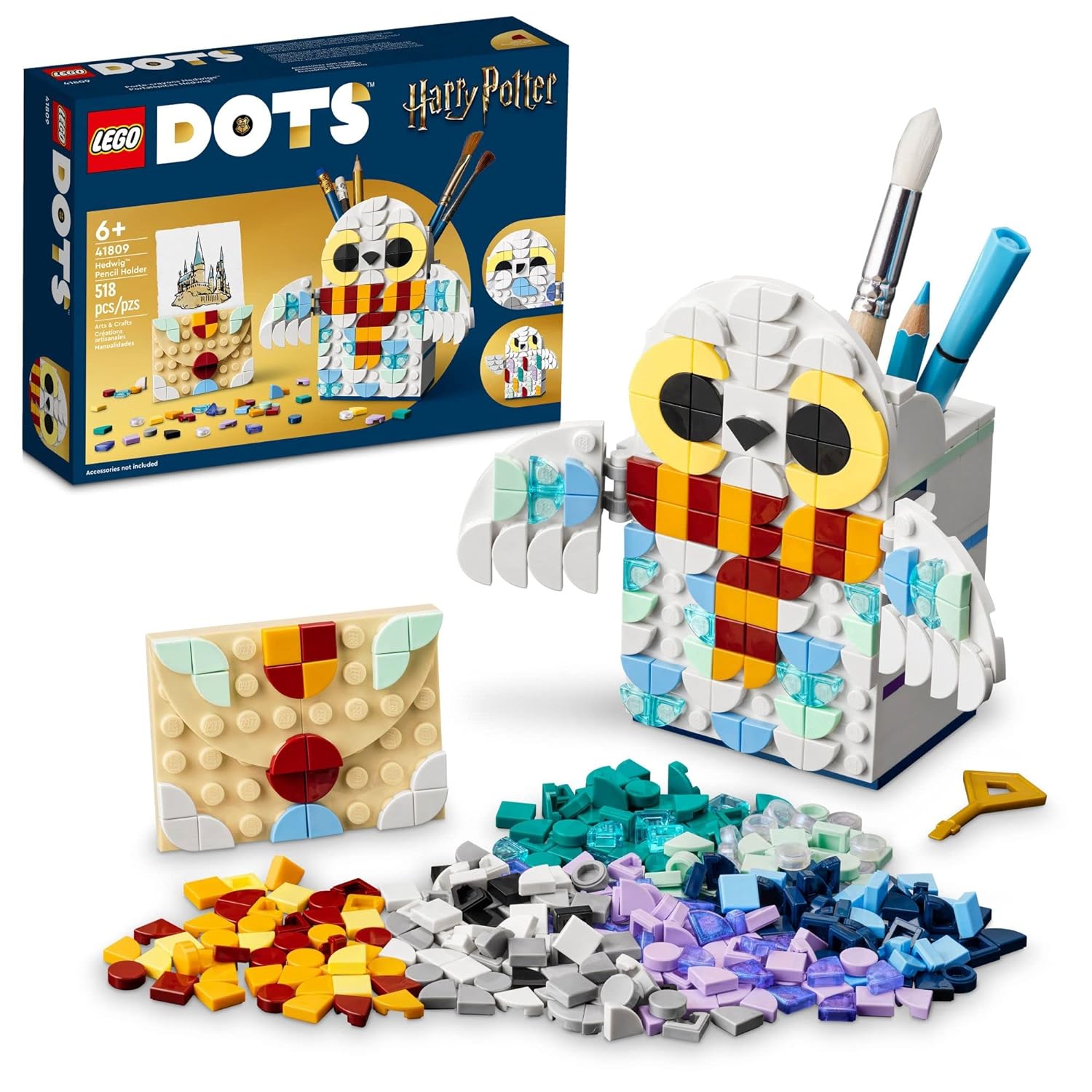 LEGO Dots Hedwig Pencil Holder Building Kit For Ages 6+