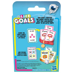 Hasbro Gaming The Game of Life Goals Card Game for Families and Kids Ages 8 and Up