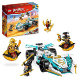 LEGO NINJAGO Zane’s Dragon Power Spinjitzu Race Car Building Kit for for Ages 7+