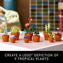LEGO Icons Tiny Plants The Botanical Collection Set Building Kit for Adults Ages 18+