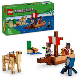 LEGO Minecraft The Pirate Ship Voyage Boat Playset Kit for Ages 8+