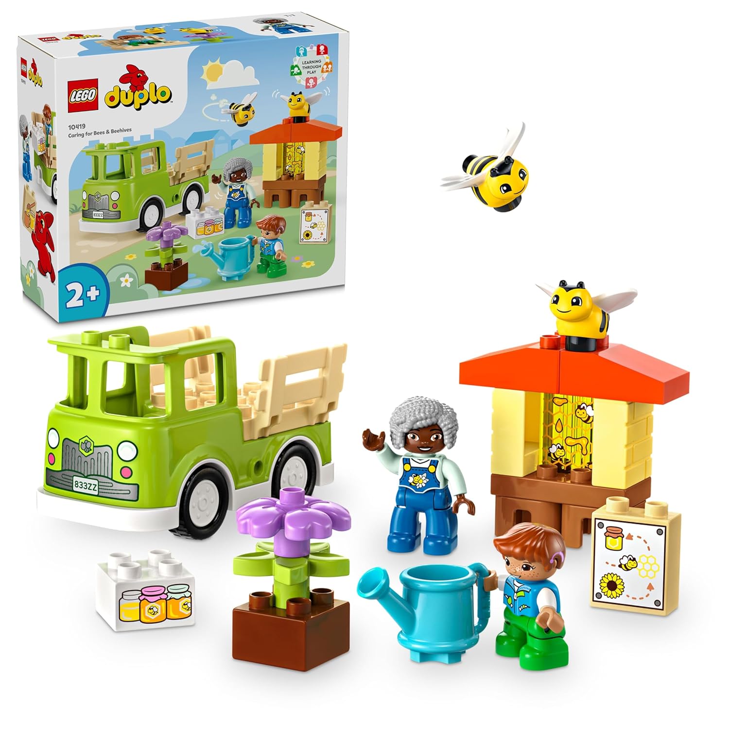 LEGO DUPLO Town Caring for Bees & Beehives Building Kit for Ages 2+