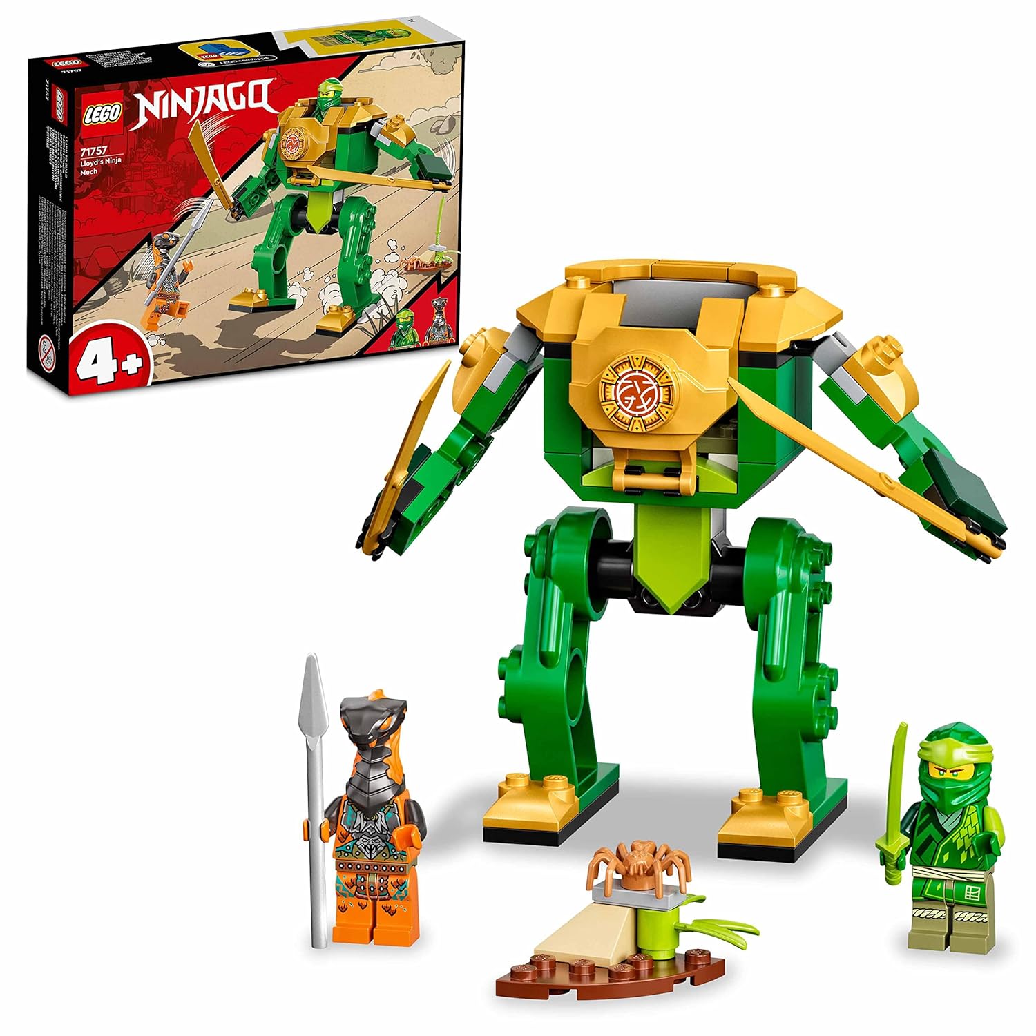 LEGO Ninjago Lloyd’s Ninja Mech Building Kit for Ages 4+