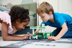 Majorette Petrol Station BP Imaginative Role-Play Set Includes 1 Fuel Tanker, Features Fuel Pump & EV Charger, Car wash and Shop Suitable for 1:64 Scale Vehicles for Kids Ages 5 Years & Up