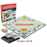 Monopoly Classic Refresh Board Game with Storage Tray and Larger Tokens 2 to 6 Players Family Games for Kids and Adults Ages 8+