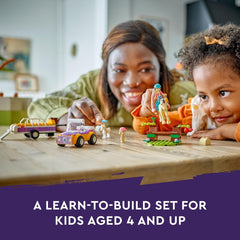 LEGO Friends Horse and Pony Trailer Building Kit For Ages 4+