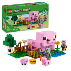 LEGO Minecraft The Baby Pig House Gamer Building Kit For Ages 7+