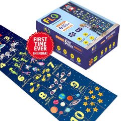 FLO Toys 6 Feet Puzzle Numbers Floor Puzzle For Kids,Ages, 2+