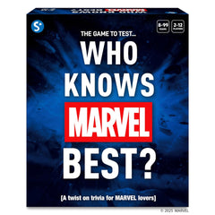 Skillmatics Card Game - Who Knows Marvel Best, Family Party Game For Ages 8+