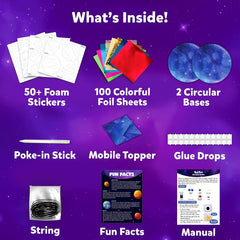 Skillmatics Foil Fun - Solar System Space Art & Craft Kit Mess-Free Art Kit For Ages 4+