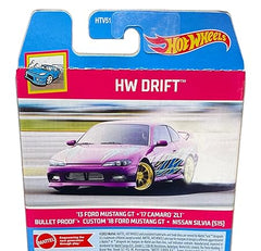 Hot Wheels 5 Car Gift Pack - HW Drift Pack of 5 For Kids & Collectors