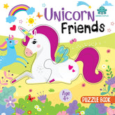 Booktopus Square Puzzle Board Book - Unicorn Friends Learning Puzzle with Easy Grip Pieces - Educational Toys for Kids 4+