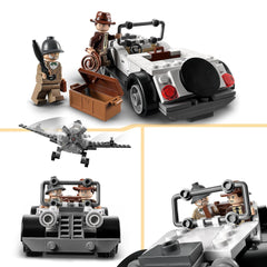 LEGO Indiana Jones Fighter Plane Chase Building Kit for Ages 8+