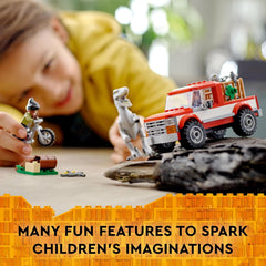 LEGO Jurassic World Blue & Beta Velociraptor Capture Building Kit for Ages 6+