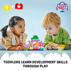 LEGO DUPLO Disney Ariel and Flounder’s Café Stand Set Building Kit for Ages 2+