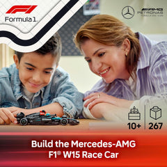 LEGO Speed Champions Mercedes-AMG F1 W15 Race Car Vehicle Building Kit For Ages 10+