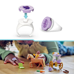 LEGO Disney Princess Belle’s Storytime Horse Carriage Building Kit for Ages 5+