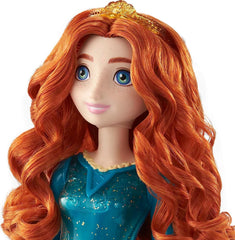 Disney Princess Merida Posable Fashion Doll with Sparkling Clothing and Accessories for Kids Ages 3+
