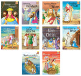 Pegasus Set of 10 Bible Stories Picture Books for 3+ Year Old Children II