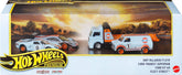 Hot Wheels Premium Gulf Edition Display Set Pack With 1:64 Scale Cars & 1:64 Scale Team Transport Vehicle including Metal Chassis & Real Riders Tires for Collectors