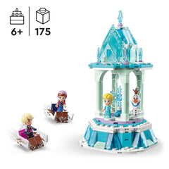 LEGO Disney Anna and Elsa’s Magical Carousel Building Kit for Ages 6+