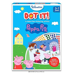 Skillmatics Paper Art Activity - Dot It Peppa Pig, Mess-Free Sticker Art For Kids