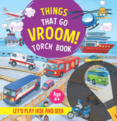Booktopus Torch Discovery Book - Things That Go Vroom! Hidden Picture Book with Torch - Learning Activity Books for Kids 4+