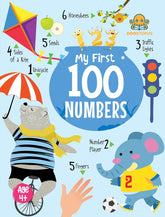 Booktopus Mini Board Book - My First 100 Numbers - Early Learning Picture Books for Kids 4+