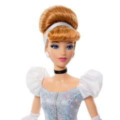 Disney Princess Cinderella Sparkling Princess Fashion Doll & Accessories with Removable Dress, Shoes, Necklace & Earrings, Inspired by Movie