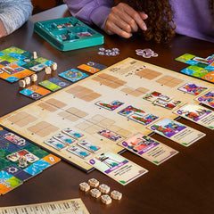 Hasbro Gaming Life in Reterra - A Community (Re) Building Strategy Board Game for Adults and Families for Ages 10+
