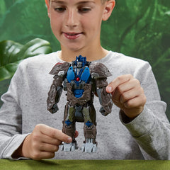 Transformers Rise of The Beasts Movie 9-inch Smash Changer Optimus Primal Action Figure for Ages 6 Years and up